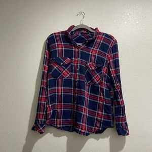 Ambiance Red and Blue Flannel